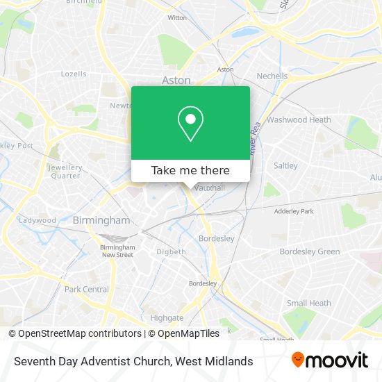 Seventh Day Adventist Church map