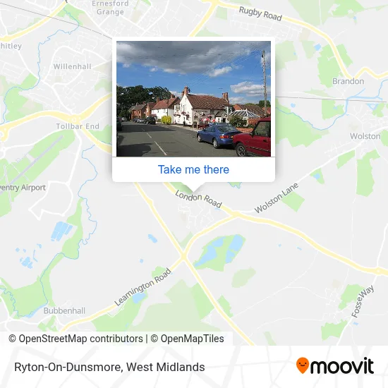 Ryton-On-Dunsmore map