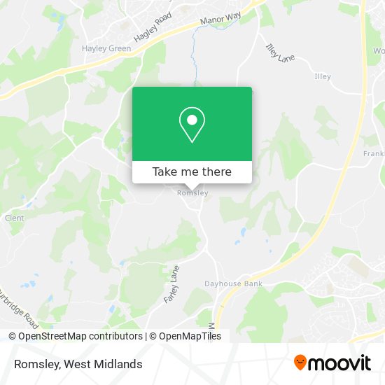 Romsley map