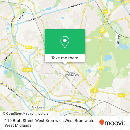 119 Bratt Street, West Bromwich West Bromwich map