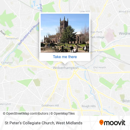 St Peter's Collegiate Church map