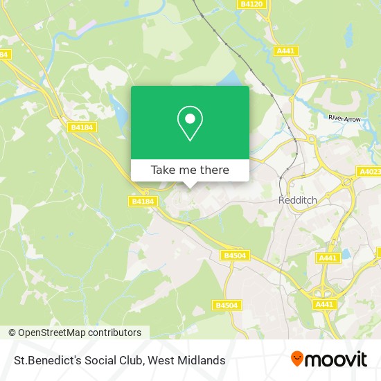 St.Benedict's Social Club map