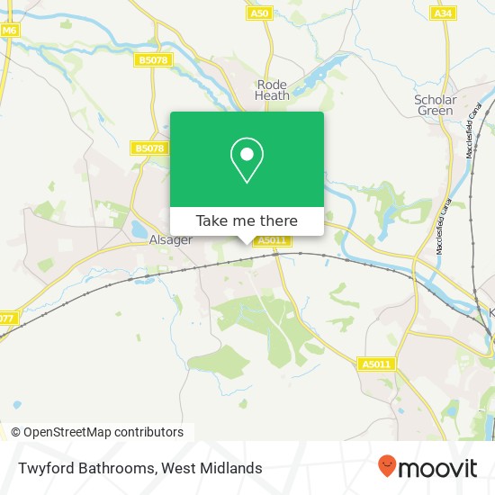 Twyford Bathrooms map