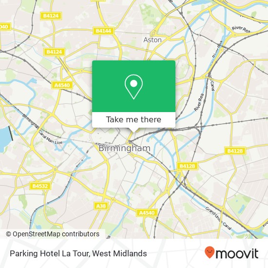 Parking Hotel La Tour map