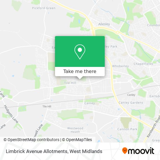 Limbrick Avenue Allotments map