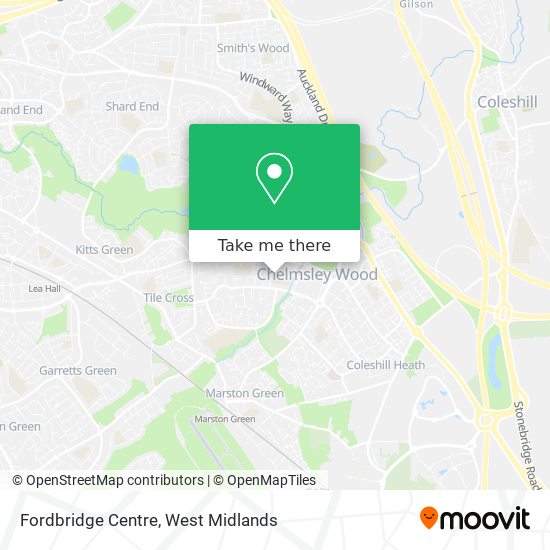 Fordbridge Centre map