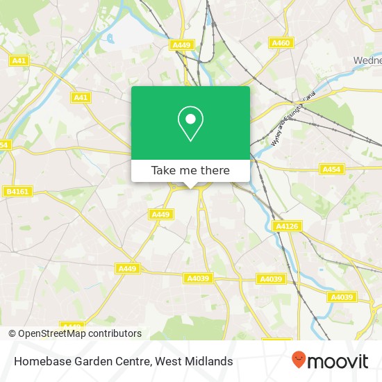 Homebase Garden Centre map