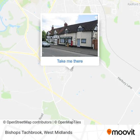 Bishops Tachbrook map