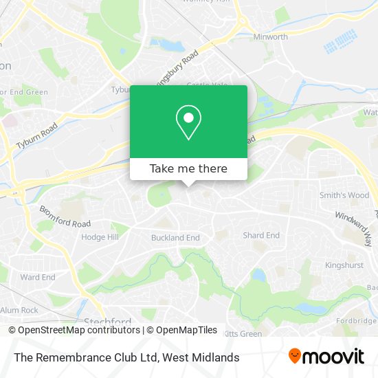 The Remembrance Club Ltd map