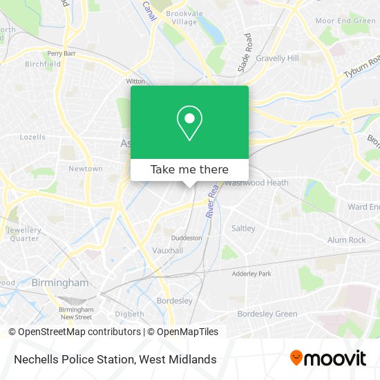 Nechells Police Station map