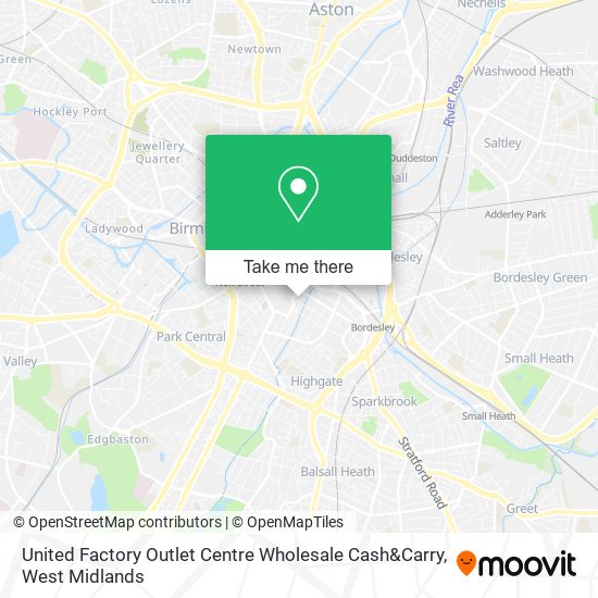 United Factory Outlet Centre Wholesale Cash&Carry map
