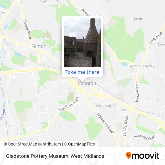 Gladstone Pottery Museum map
