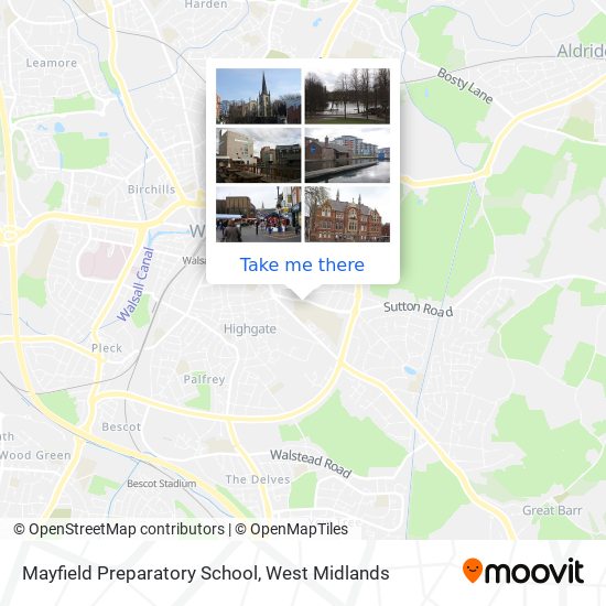 Mayfield Preparatory School map