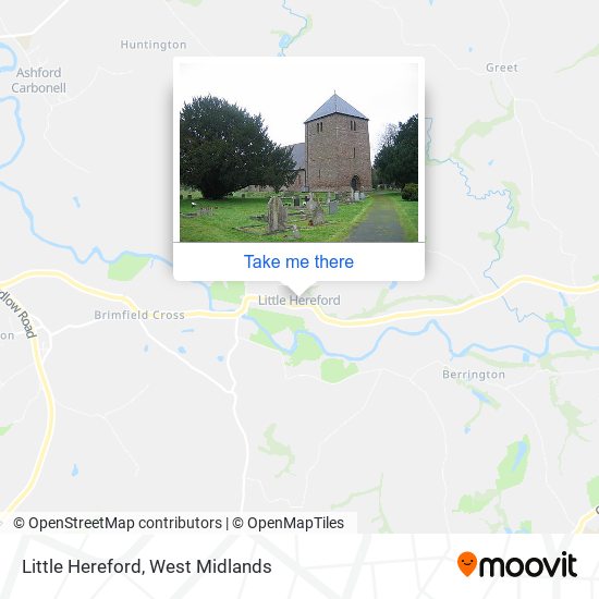 Little Hereford map