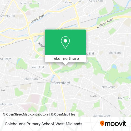 Colebourne Primary School map