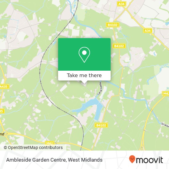Ambleside Garden Centre map