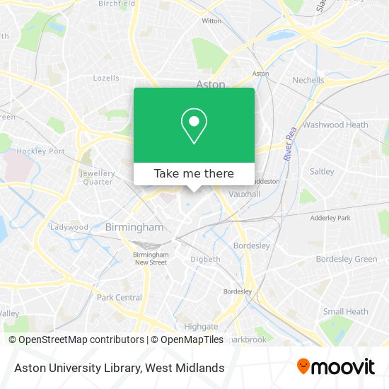 Aston University Library map