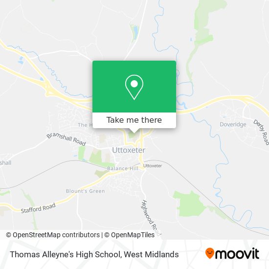 Thomas Alleyne's High School map
