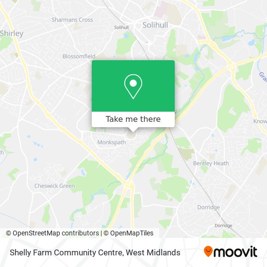 Shelly Farm Community Centre map