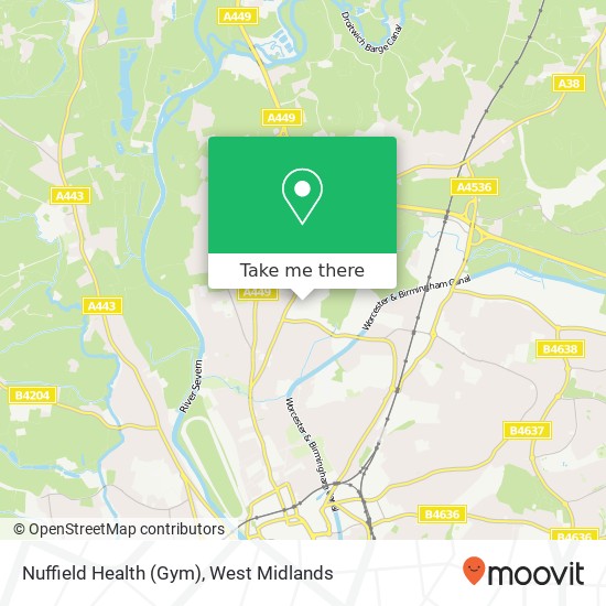 Nuffield Health (Gym) map