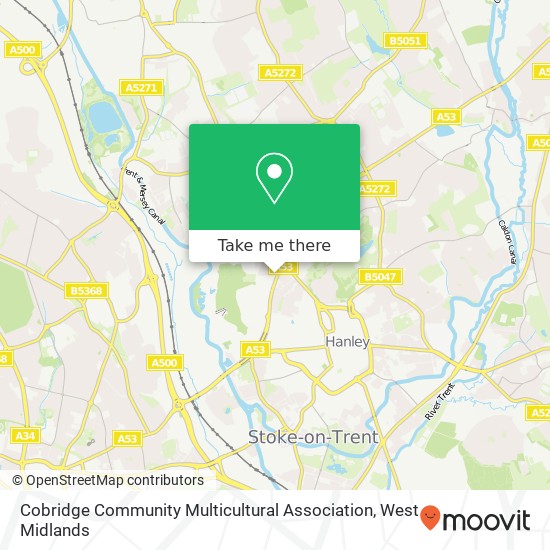 Cobridge Community Multicultural Association map
