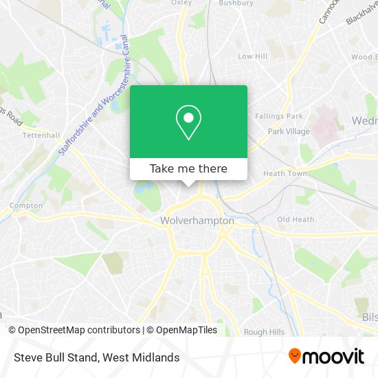 Steve Bull Stand map