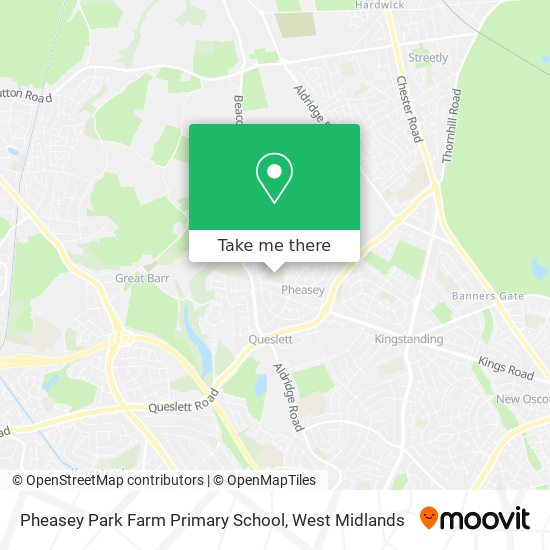 Pheasey Park Farm Primary School map