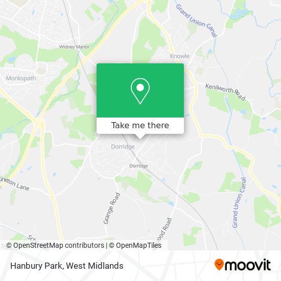 Hanbury Park map