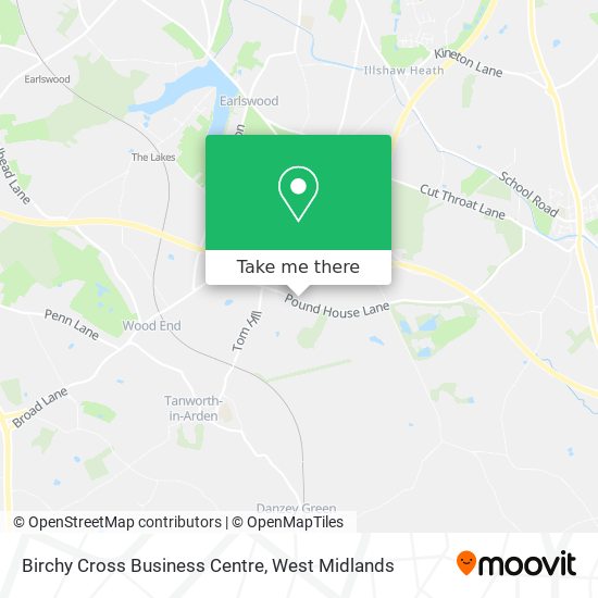 Birchy Cross Business Centre map