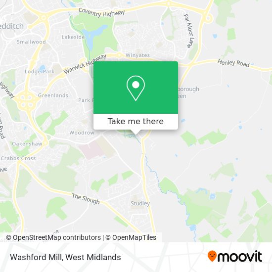 Washford Mill map