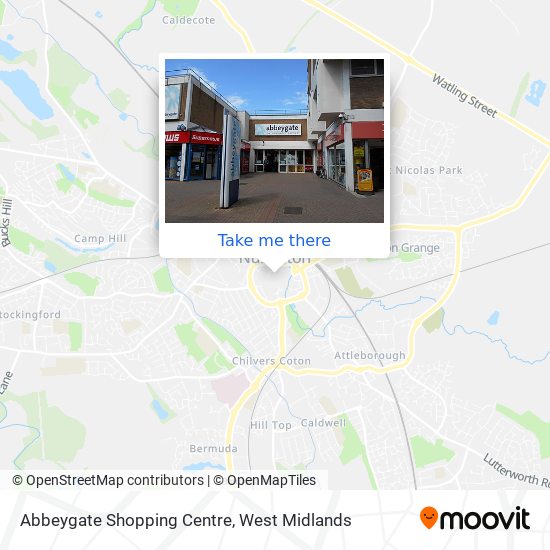 Abbeygate Shopping Centre map