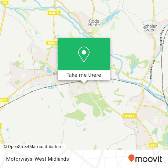 Motorways map