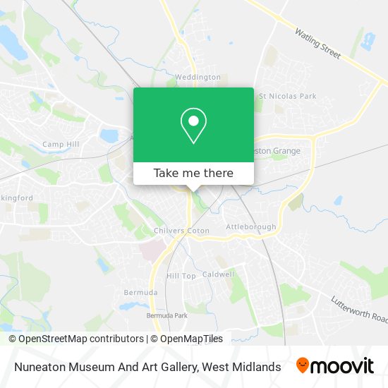 Nuneaton Museum And Art Gallery map
