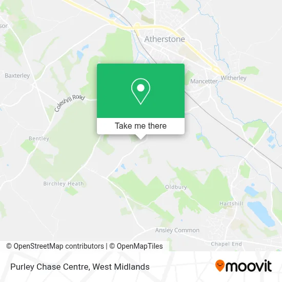Purley Chase Centre map
