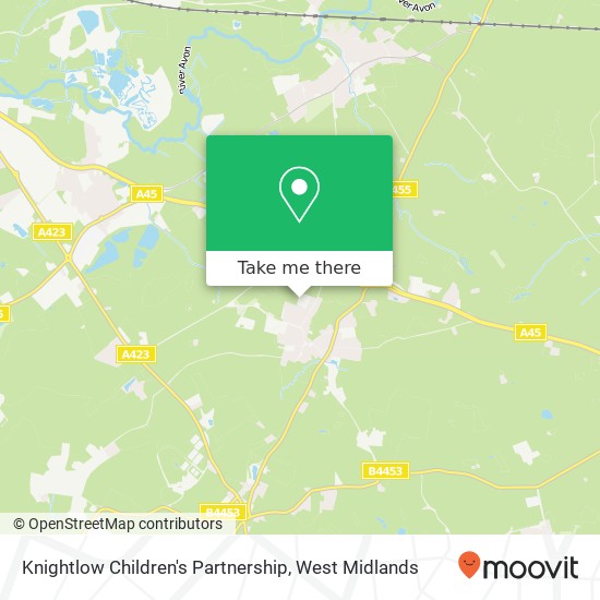 Knightlow Children's Partnership map