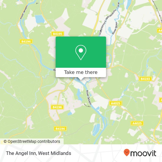 The Angel Inn map