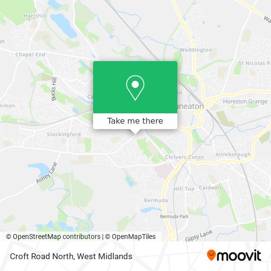 Croft Road North map