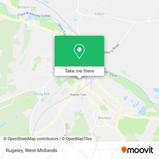 Rugeley map