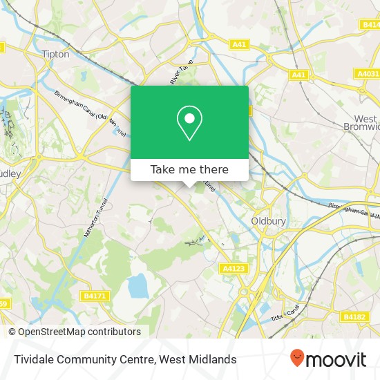 Tividale Community Centre map