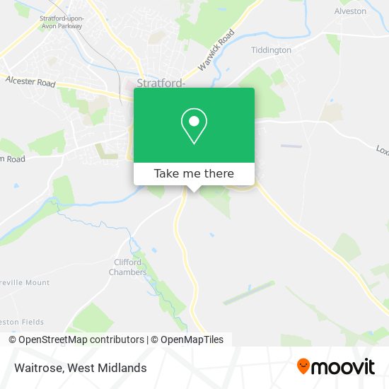 Waitrose map