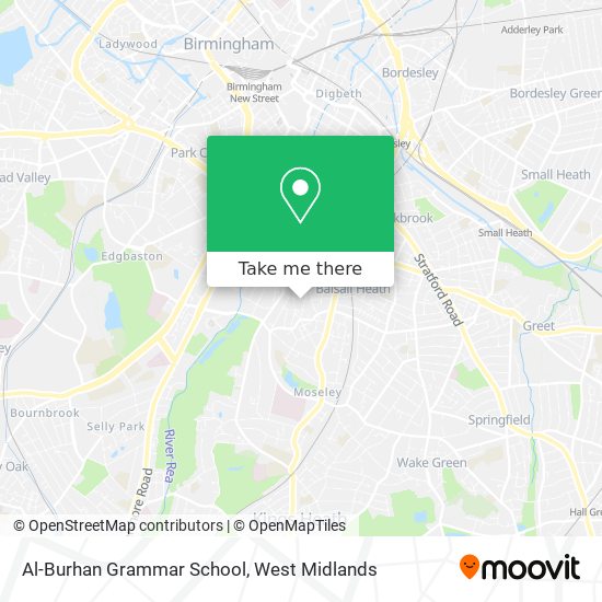 Al-Burhan Grammar School map