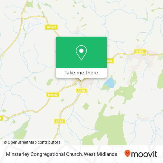 Minsterley Congregational Church map