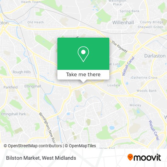 Bilston Market map