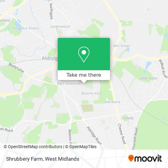 Shrubbery Farm map