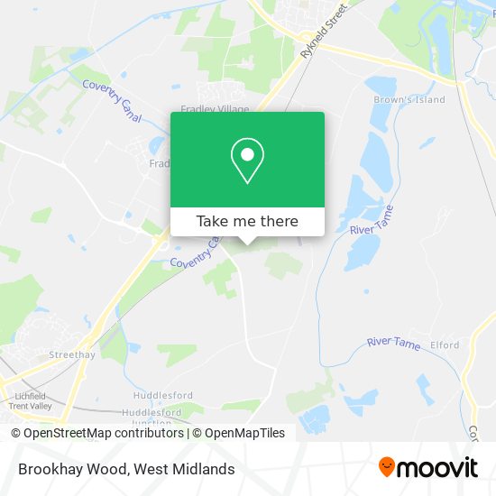 Brookhay Wood map