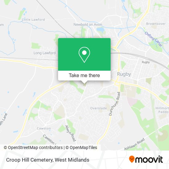 Croop Hill Cemetery map