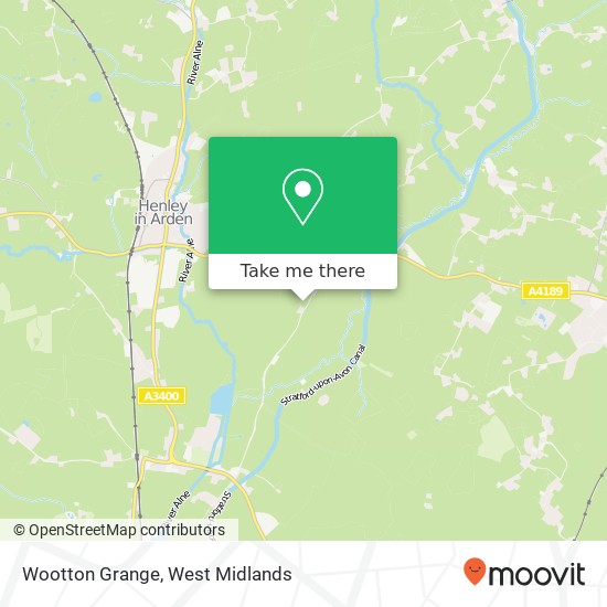 Wootton Grange map