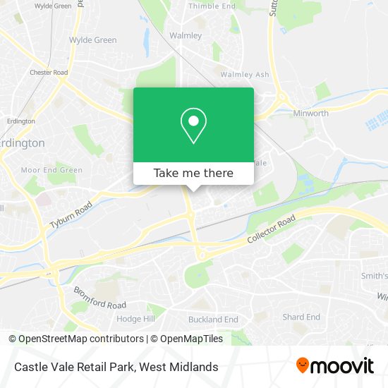Castle Vale Retail Park map