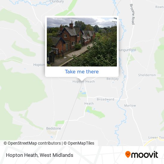 Hopton Heath map
