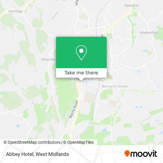 Abbey Hotel map